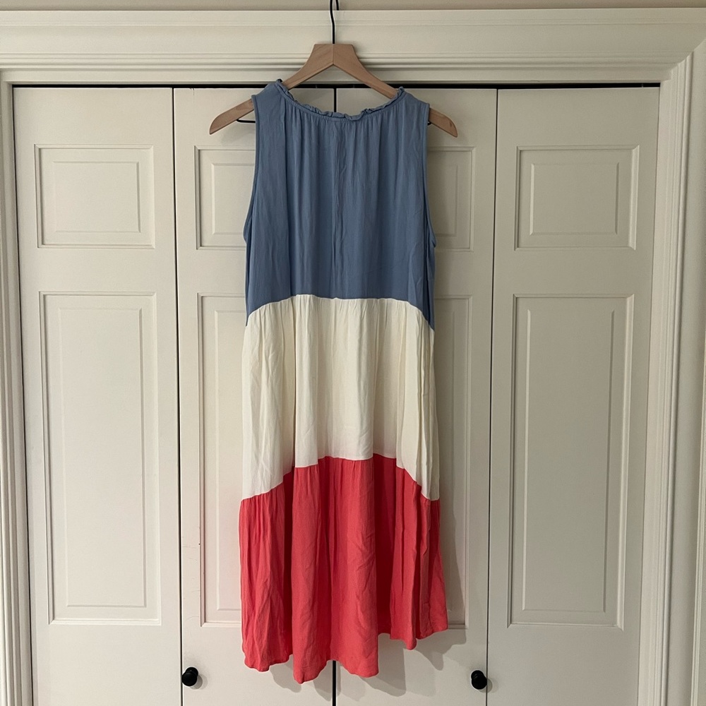Float Color Block Dress